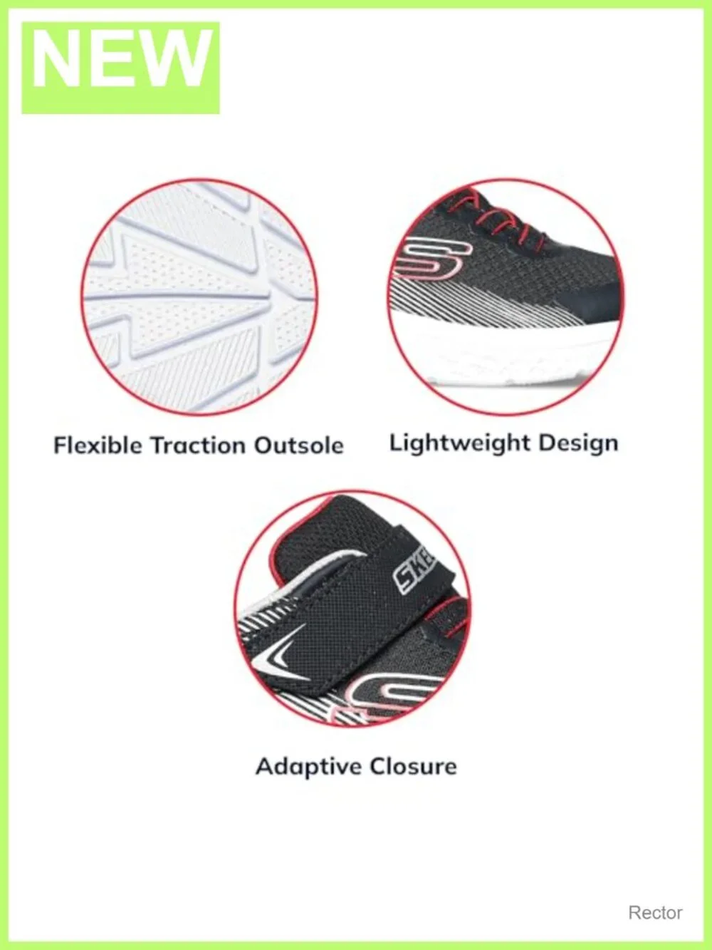 Skechers Boys Microspec II Zovrix Sneakers Athletic Comfort Machine Washable